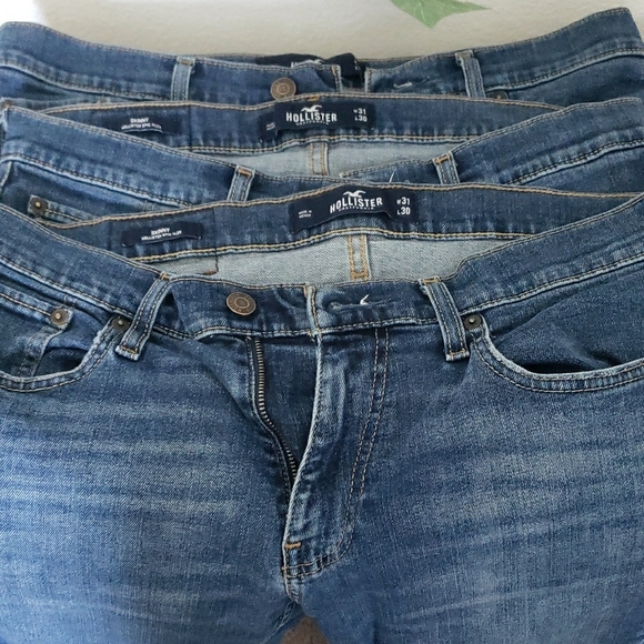 Hollister Other - Hollister Blue Skinny Jeans Classic Denim Style 3 Pair/$25.